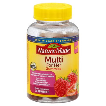 Nature Made Multi-Vitamin for Her Gummies, 70-count