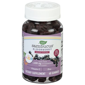 Natures Way Sambucus Kids Gummies Immune Support