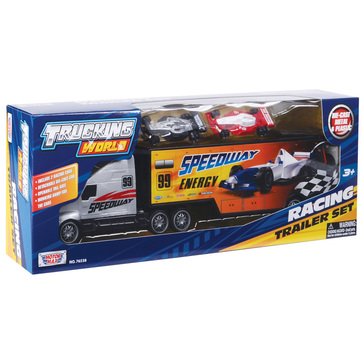 Motor Max Trucking World Racing Trailer Set