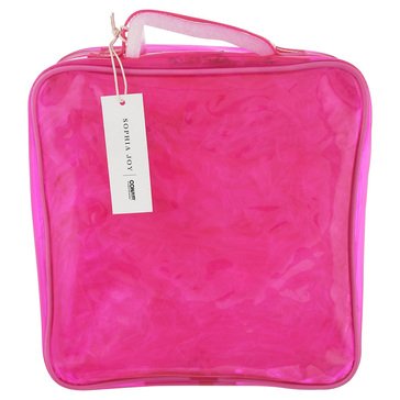 Allegro Sophia Joy Tinted PVC Tinted Pink Travel Bag