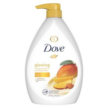 Dove Glowing Mango Body Wash 34oz