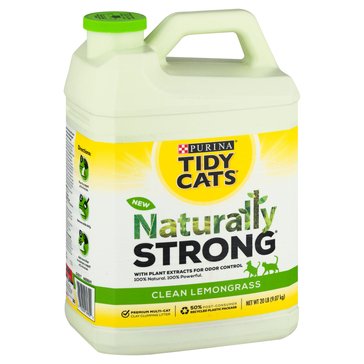 Tidy Cats Naturally Strong Lemongrass Scented Cat Litter