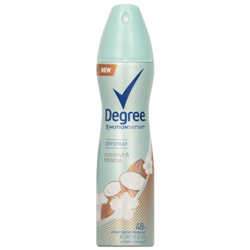 Degree Women Dry Spray Coconut Hibiscus 3.8 oz