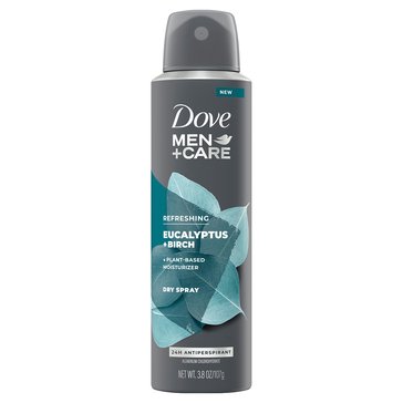 Dove Men's Care Dry Spray Eucalyptus Birch 2.6 oz