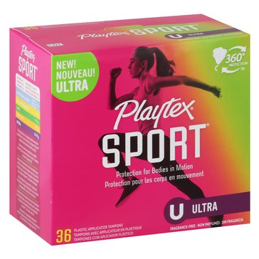 Playtex Sport Ultra Tampons 36 CT