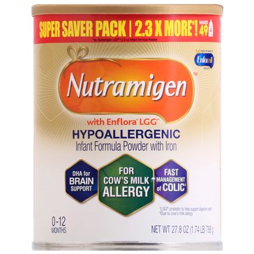 Enfamil Nutramigen Hypoallergenic Infant Formula with Enflora LGG - Powder, 27.8 oz