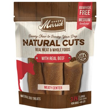 Merrick Natural Cuts with Real Beef Large Chew