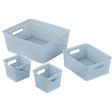 WM Resin Form Storage Totes Set of 4