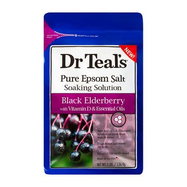 Dr. Teal's Elderberry Epsom Salt Soaking Solution