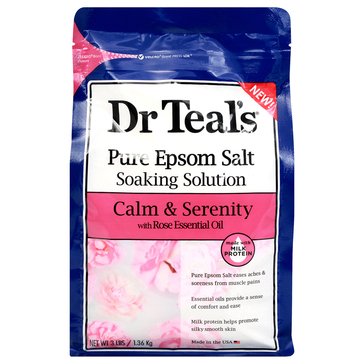 Dr. Teal's Milk And Rose Epsom Salt Soaking Solution