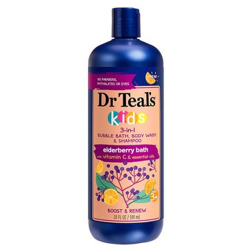 Dr. Teal's Kids 3-in-1 Elderberry And Vitamin C Body Wash