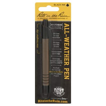 RITR Clicker Pen Coyote, Black Ink