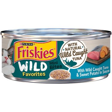 Friskies Wild Favorites Tuna & Sweet Potato Wet Cat Food
