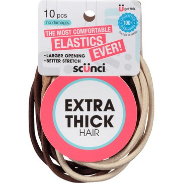 Scunci Extra Thick Hair Elastics