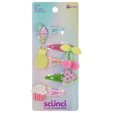 Scunci Kids Novelty Snap Clips