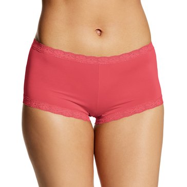 Maidenform Women's Classics Lace Microfiber Boyshort