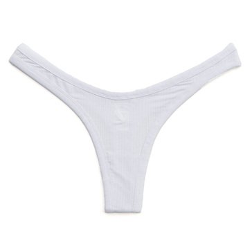 Aerie Women's Real Free Rib High Cut Thong