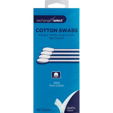 Exchange Select White Cotton Swabs, 750ct