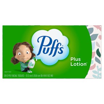 Puffs Plus Family Lotion Facial Tissue