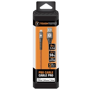 Toughtested 8' Pro PET Lightning cable