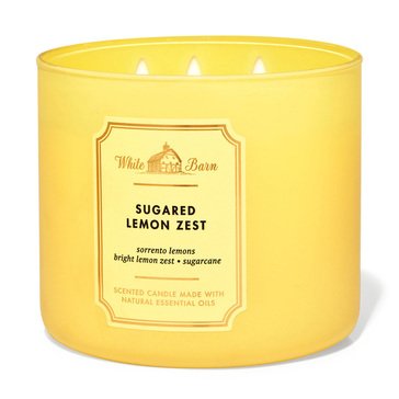 White Barn Sugared Lemon Zest 3-Wick Candle