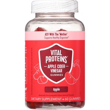 Vital Proteins Apple Cider Vinegar Gummies, 60-count