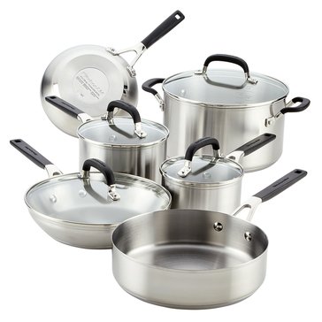 KitchenAid Stainless Steel 10-Piece Cookware Set