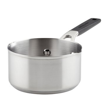 KitchenAid Stainless Steel Open Saucepan with Spout