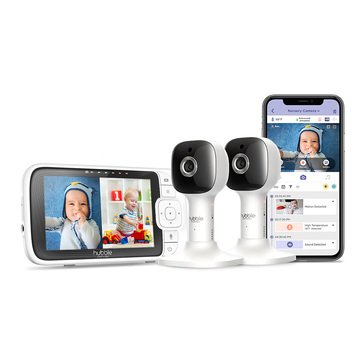 Hubble Connected Nursery Pal Cloud Twin 5 Smart HD Baby Monitors with Night Light