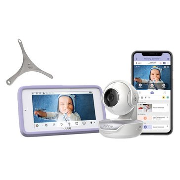 Hubble Connected Nursery Pal Deluxe 5 Smart HD Baby Monitor with Touch Screen Viewer