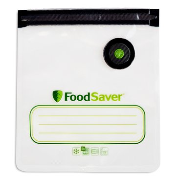 Foodsaver Reusable Quart Zip Bags