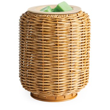 Candle Warmers Wicker Lantern Illumination Warmer