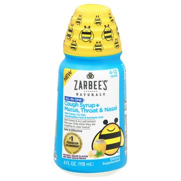 Zarbees Children's All-In-One Grape Cough Syrup