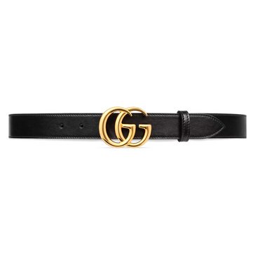 Gucci Unisex 1 Leather GG Marmont Shiny Buckle 32