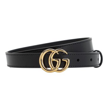 Gucci Unisex 1 Leather GG Marmont Shiny Buckle 38