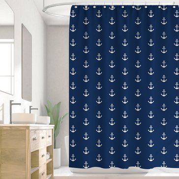 Sam Hedaya Anchors Away Shower Curtain