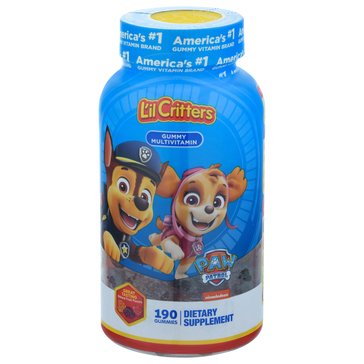 L'il Critters Paw Patrol Children's Multi-Vitamins, 190-count