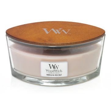 Woodwick Large Ellipse Vanilla Sea Salt Candle