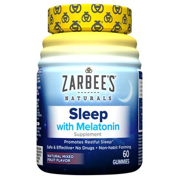 Zarbees Adult Sleep Melatonin Gummy Fruit