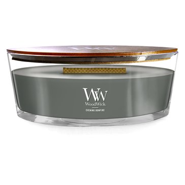 Woodwick Evening Bonfire Large Ellipse Candle