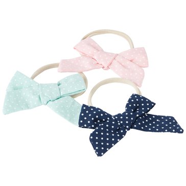 Goldbug Baby Girls' Large 3-Pack Bow Head Wrap