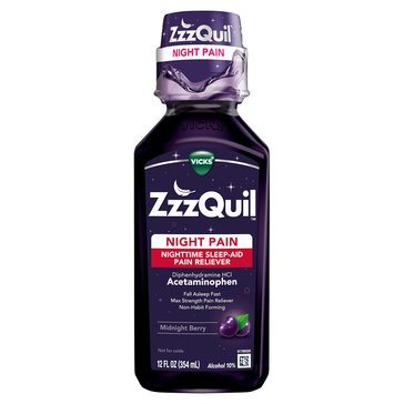 ZZZQUIL Warm Berry Pain Syrup