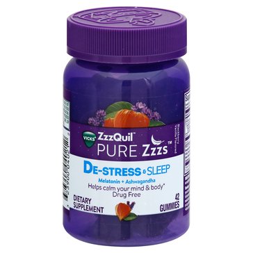 ZZZQUIL Pure Zzzs DeStress Gummies