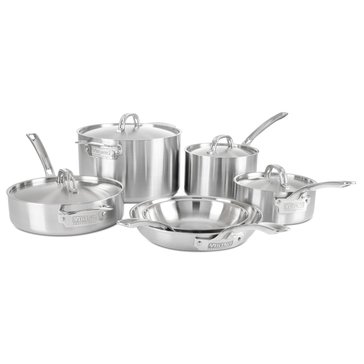 Viking Professional 5-Ply 10-Piece Stainless Steel Cookware Set