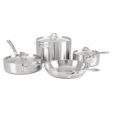 Viking Professional 5-Ply 7pc Stainless Steel Cookware Set