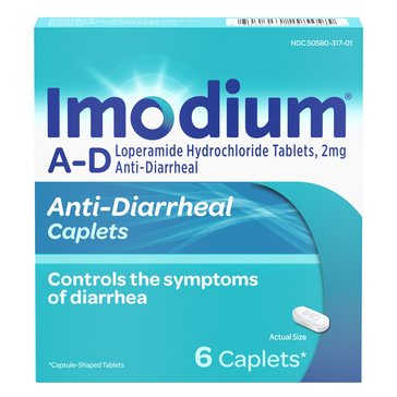 Imodium A-D Anti Diarrheal Caplets 6-Count