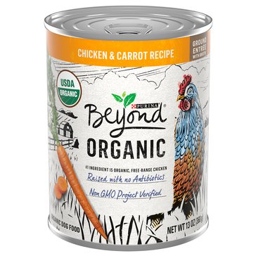 Purina Beyond Dog Food Organic Chicken And Carrot Dog Food, 13 oz