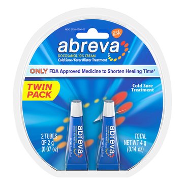 Abreva Twin-Pack Cold Sore Treatment