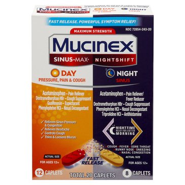 Mucinex Sinus Max Pressure Pain and Cough Caplets