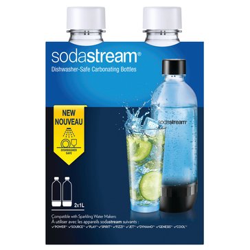 SodaStream 1-liter Classic Bottle 2-pack